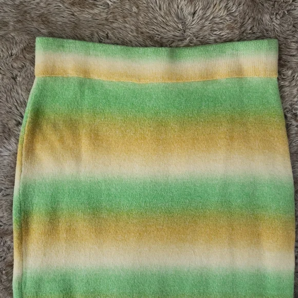 Anthropologie Dolan Left Coast Collection Knit Ombre Midi‎ Skirt Women's XL - Picture 4 of 10